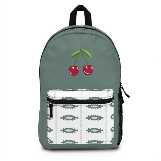 forest green backpack